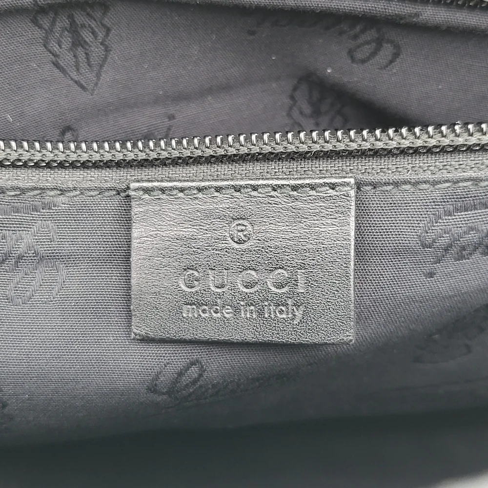 Gucci Imprime Black GG Supreme Canvas Crossbody Unisex Bag... Authentic w/COA...